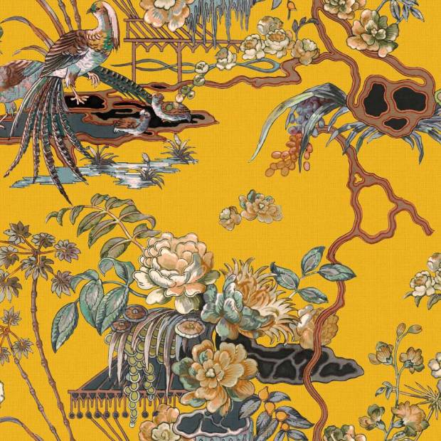 Papier peint Sacred Pheasants en intissé