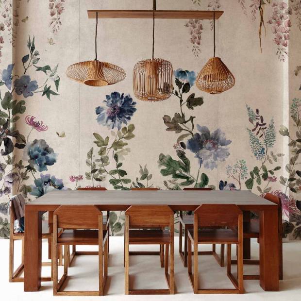 Papier peint Panoramique Spring Festival en intissé