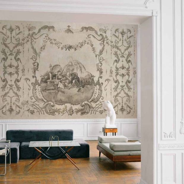 Papier peint Panoramique Ming Portrait en intissé