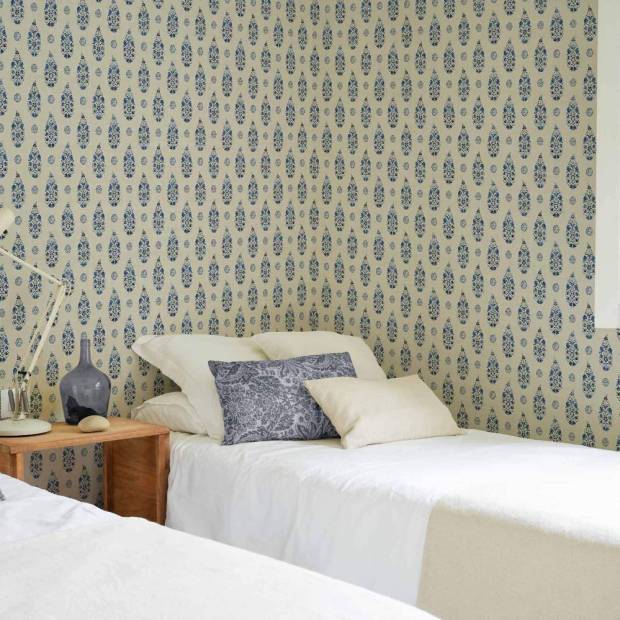 Papier peint Paisley en intissé