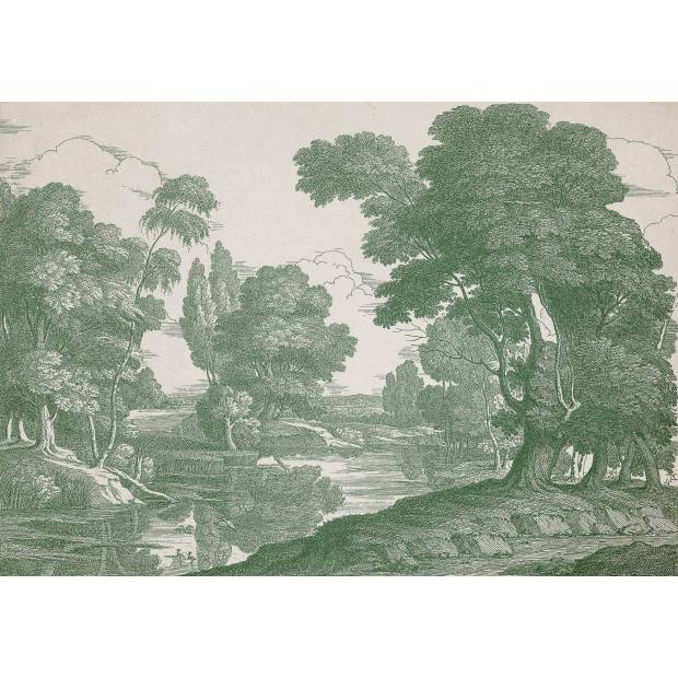 Papier peint Panoramique Engraving