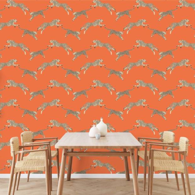 Papier Peint Leaping Cheetah