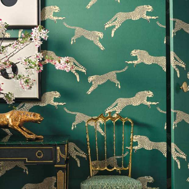 Papier Peint Leaping Cheetah