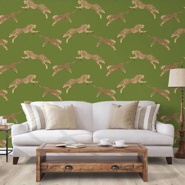 Papier Peint Leaping Cheetah II
