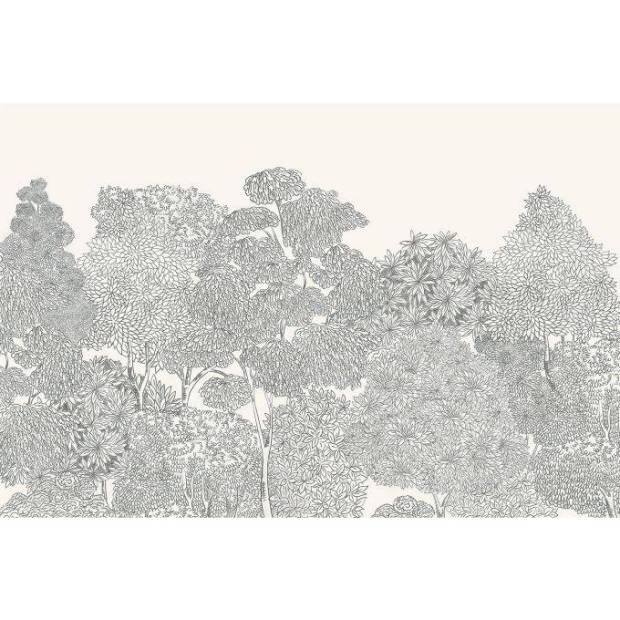 Papier peint panoramique sur mesure Arboretum en intissé