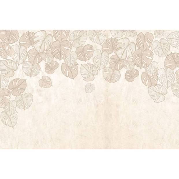 Papier peint Panoramique sur mesure Monstera en intissé