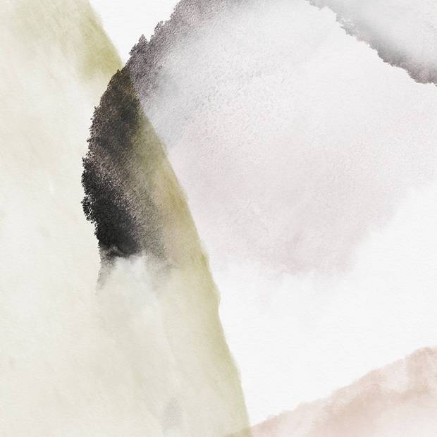 Papier peint Panoramique sur mesure Watercolour Shapes en intissé