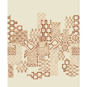 Papier peint Portcullis Sisal metallic