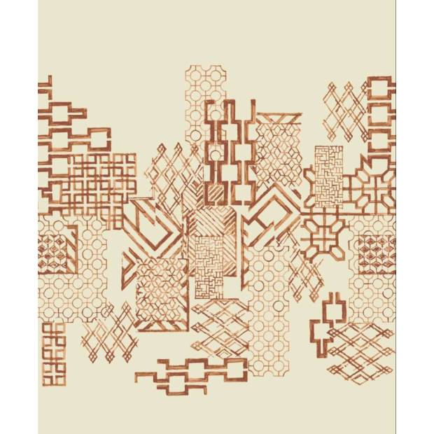 Papier peint Portcullis Sisal metallic