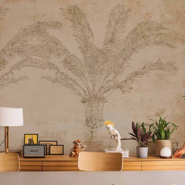 Papier peint Panoramique Palma en Lin