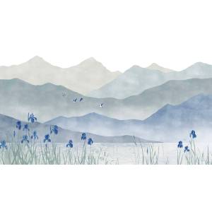 Papier peint Panoramique sur mesure Spring Lake en intissé