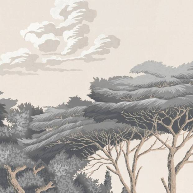 Papier peint Panoramique sur mesure Sovana Beige en vinyle