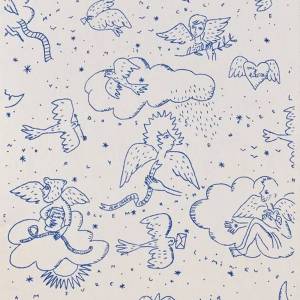 Tissu Le Monde Parall'aile