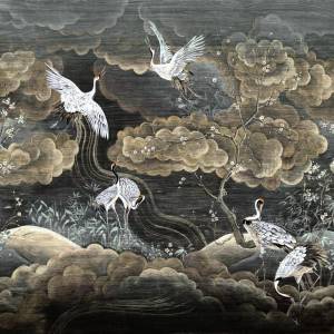 Papier peint Panoramique Byobu