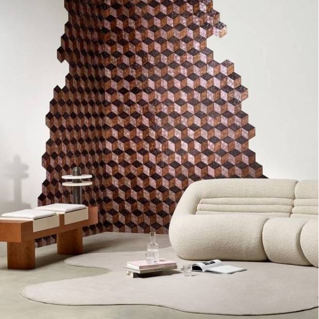 Papier peint Cubic