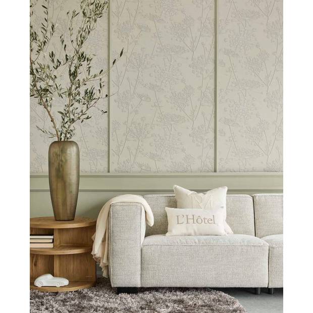 Papier peint Silhouette Flowers