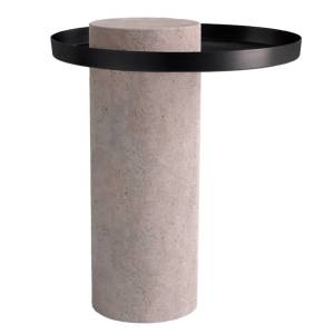 Table d'appoint Salute medium travertin