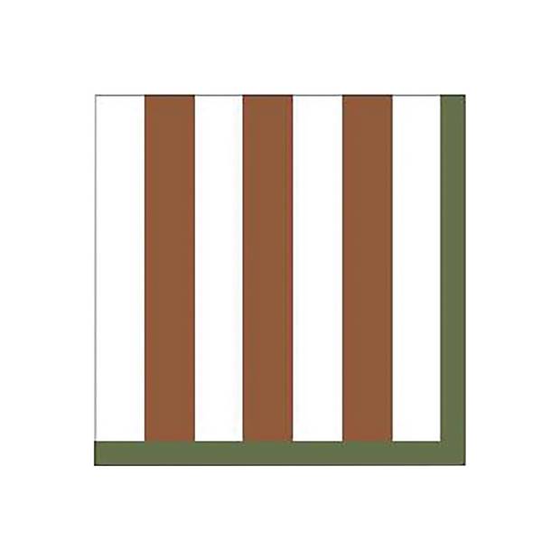 Lot de 20 serviettes papier Rayure