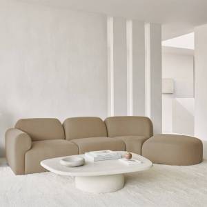 Canapé Modulaire Bulky - Angle arrondi à 45°