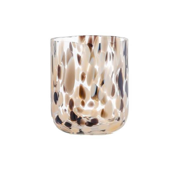Verre Gobelet Moucheté