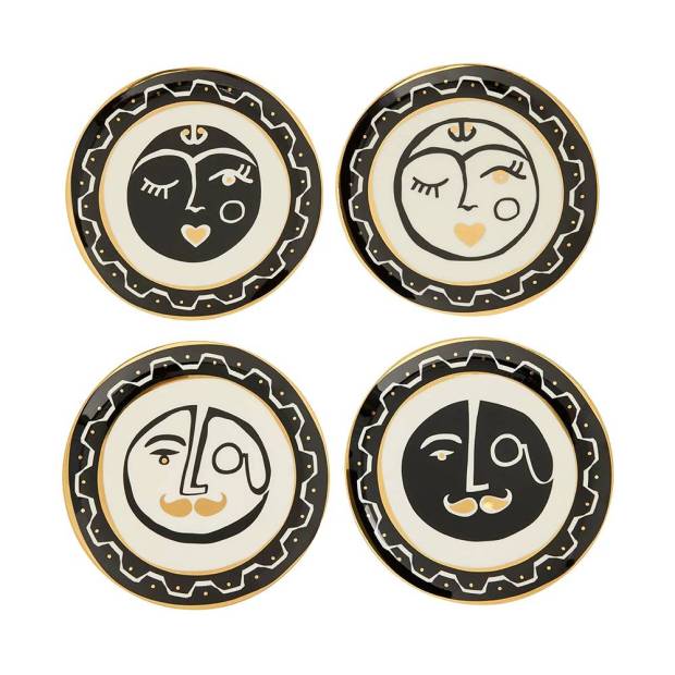Set De 4 Petites Assiettes Marseilles