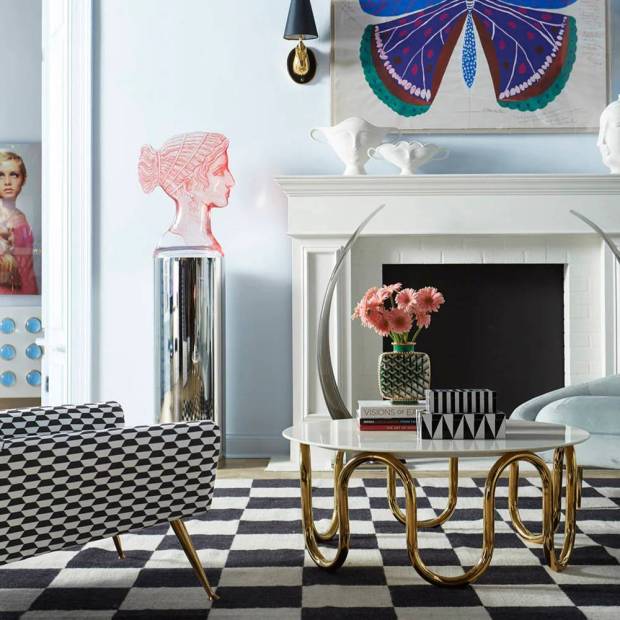 Moyenne boîte Op Art