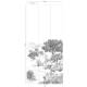 Papier peint panoramique Succulentes