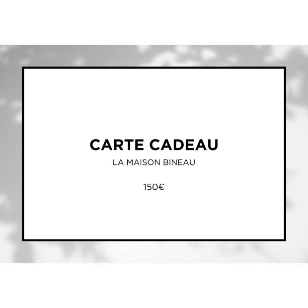 Carte Cadeau 150 €