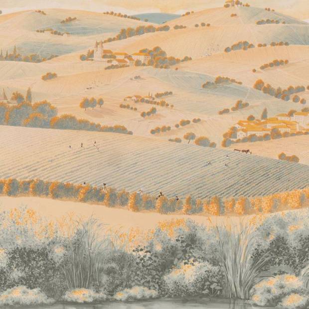 Papier peint Panoramique sur mesure Vendanges