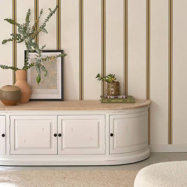 Papier peint Rayure Thérèse