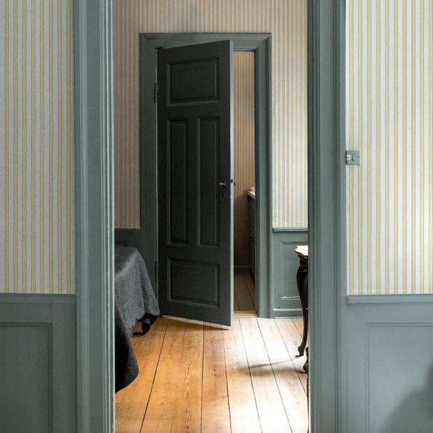 Papier peint Rayure Marguerite