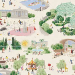 Papier peint Panoramique sur mesure Un jeudi à Paris