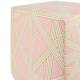 Pouf Cubique Nastri Surpiqures Contrastantes