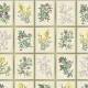 Papier peint Herbier
