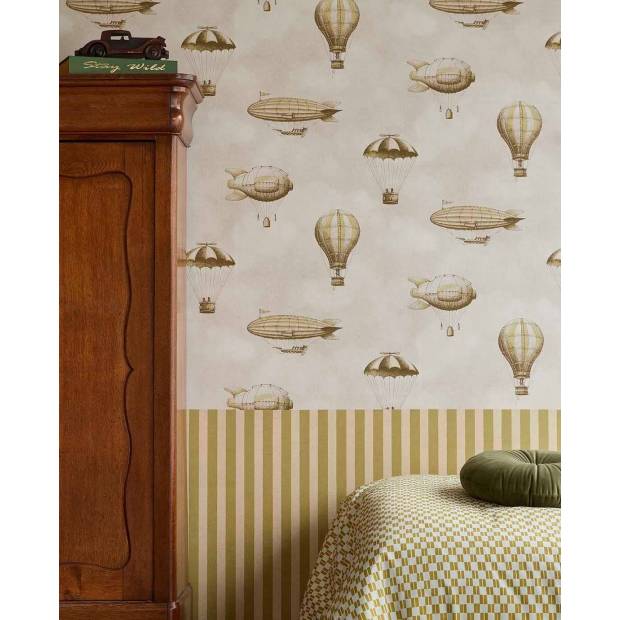 Papier Peint Mongolfière - Tiny Treasures