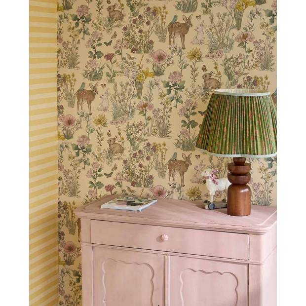 Papier peint Rayures - Tiny Treasures