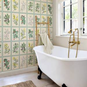 Papier peint Herbier