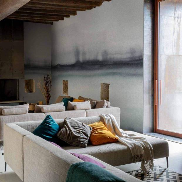 Papier peint Panoramique sur mesure Shibori