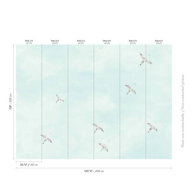 Papier Peint Panoramique Lagune Celeste