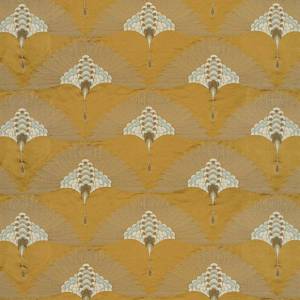 Tissu Golden fans