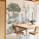 Papier peint panoramique sur mesure Succulentes