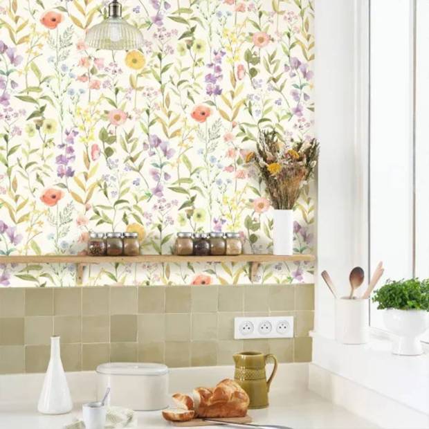 Papier peint Fleurs des Champs