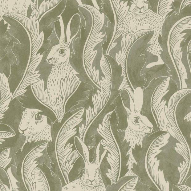 Papier Peint Hares In Hiding