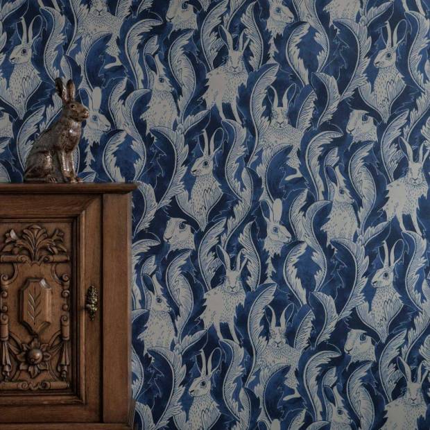 Papier Peint Hares In Hiding