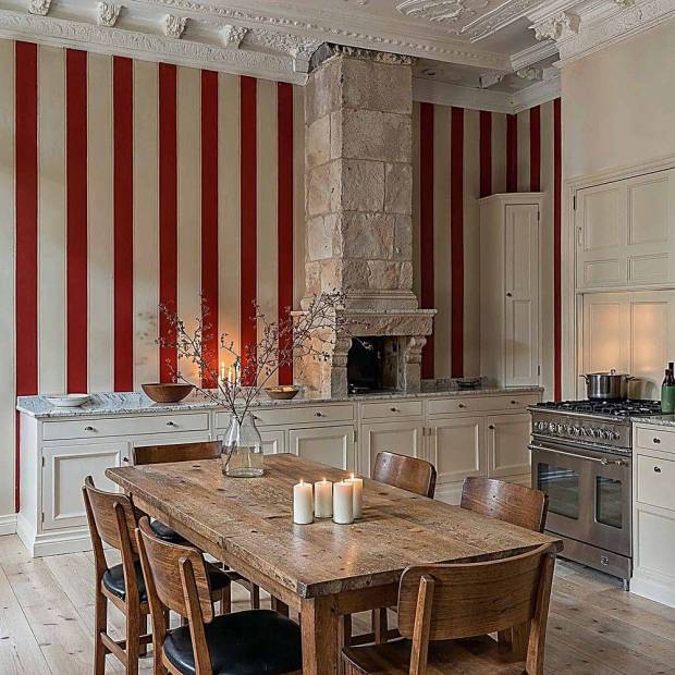 Papier peint Florentine Stripe Intissé