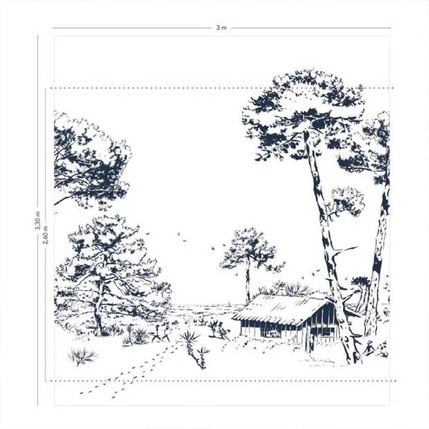Papier Peint Panoramique Les Pins