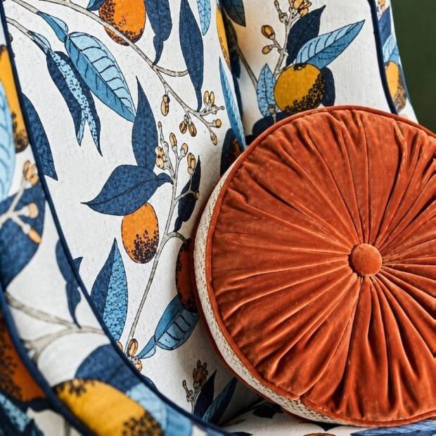 Tissu Orange Grove