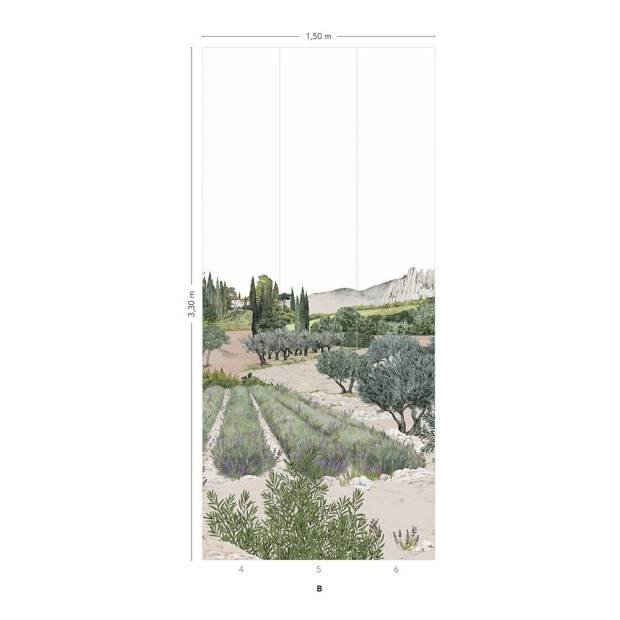 Papier Peint Panoramique Provence Couleur