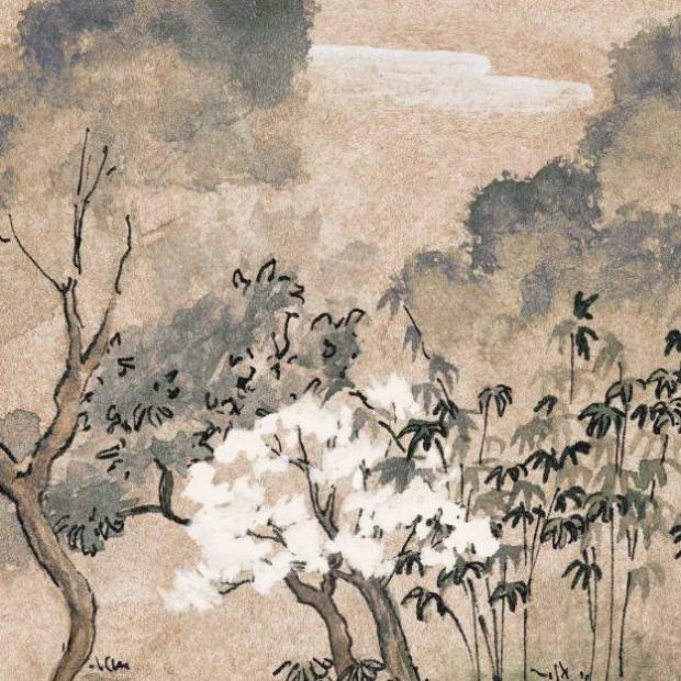 Papier peint Panoramique sur mesure Dans les nuages intissé