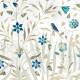 Papier peint Panoramique sur mesure Palais floral suspendu Intissé